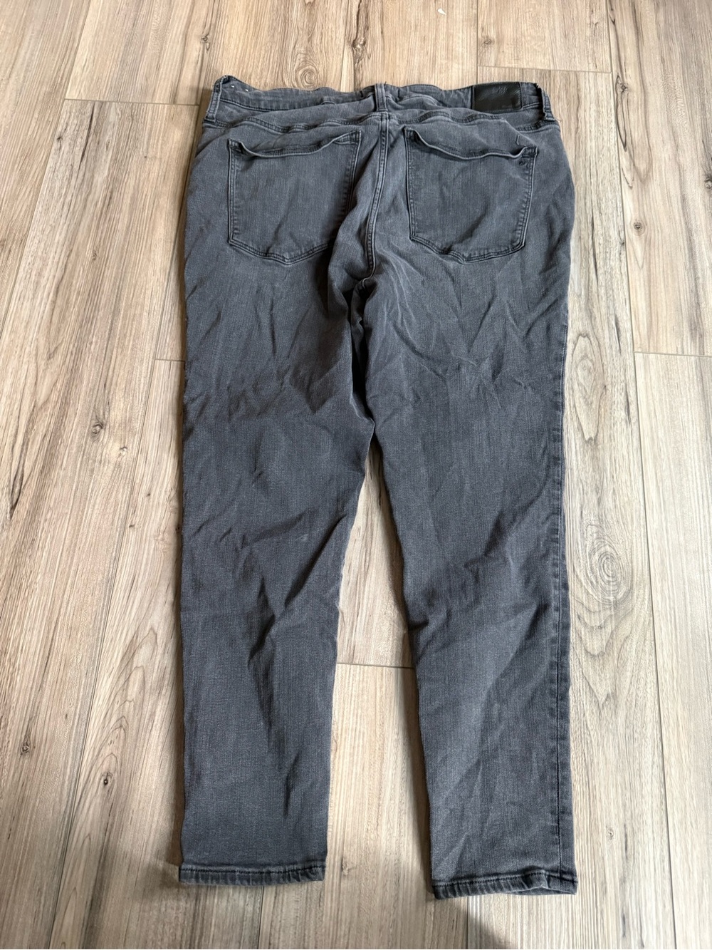 Madewell Roadtripper Women's Charcoal Gray Stretch Skinny Jeans Sz 34p - Picture 4 of 4